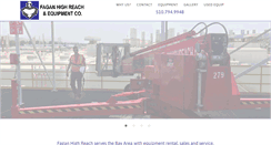 Desktop Screenshot of faganhighreach.com